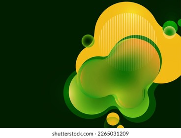 Abstract transparent overlay shapes. Wavy shapes, smooth fluid gradient elements, flow lines. Trendy futuristic design for banner, flyer, poster, logo. Vector illustration.