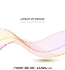 
Abstract transparent smoke wave vector background.