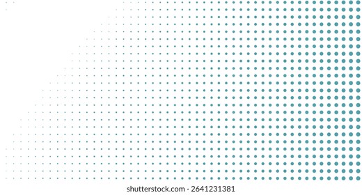 Abstract Transparent Vector Gradient Blue Color Halftone Background Staggered Dots Pattern Simple Art Abstract Modern