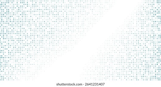 Abstract Transparent Vector Gradient Blue Color Halftone Background Staggered Dots Pattern Modern
