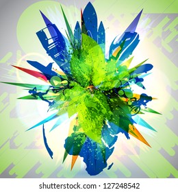 Abstract travel background