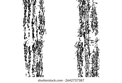 Abstract Tree Alley Monochrome Art