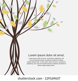 abstract tree background