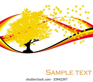 Abstract tree background