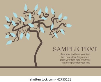 Abstract tree background.