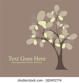 abstract tree background/template