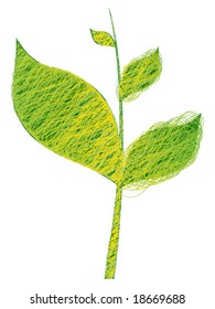 ilustração de ramificação de árvore abstrata