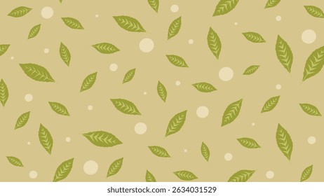 Abstract tree branch illustrations with soft leaf-like elements on a green background. Great for eco visuals and forest-themed design.