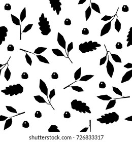 Abstract tree branch seamless pattern background. Childish simple tree branch cover for design card, wallpaper, album, scrapbook, holiday wrapping paper, textile fabric, bag print, t shirt etc.