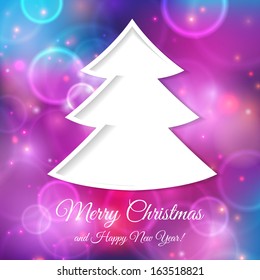 Abstract tree for Christmas greetings