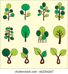 Abstract tree Clip Art