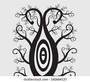  Abstract Tree Tree design Collection  elements 