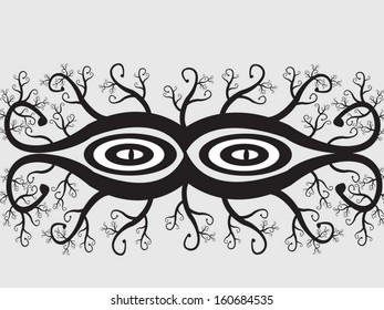  Abstract Tree Tree design Collection  elements 