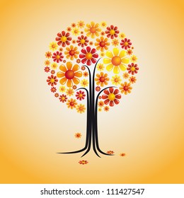 Abstract tree drawing