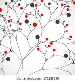 Abstract tree. Ecology background