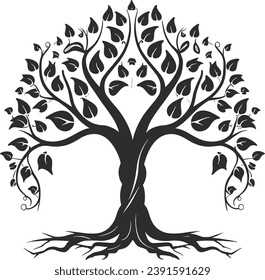 Abstract Tree Forms Vector Art for Every Project