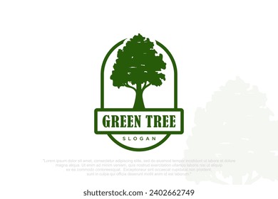 Abstract Tree of life logo . Botanical plant nature symbols . Vector illustration .