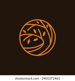 Abstract Tree of life logos. Eco nature symbols. Tree branch with leaves signs. Natural plant design elements emblems. Vector illustration.