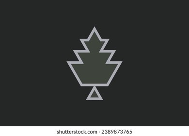 Abstract tree logo design illustration vector template