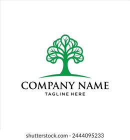 logo abstracto del árbol, inspiración del diseño, ilustración, Vector