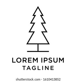 Abstract Tree logo design Template