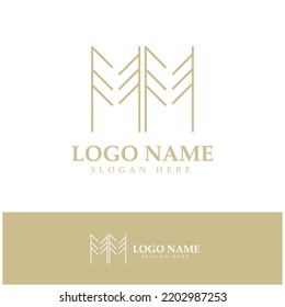 Abstract tree logo for forest and park nature.with a combination of .vector line elements for business designs, agriculture, ecological concepts, greenery and natural beauty.