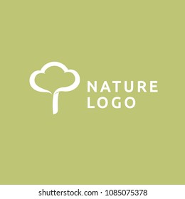 Abstract tree logo icon vector design. Landscape design, garden, Plant, nature and ecology vector logo. Vector illustration, Graphic Design Editable Design. Tree, fir-tree, wood oakweb icon.