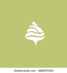 Abstract tree logo icon vector design. Landscape design, garden, Plant, nature and ecology vector logo. Vector illustration, Graphic Design Editable Design. Tree, fir-tree, wood oakweb icon.