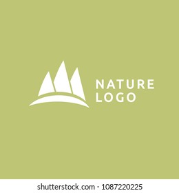 Abstract tree logo icon vector design. Landscape design, garden, Plant, nature and ecology vector logo. Vector illustration, Graphic Design Editable Design. Tree, fir-tree, wood oakweb icon.