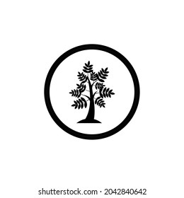 Abstract tree logo icon vector design. Landscape, garden, plant, nature and ecology logo vector design. Ecology Happy life Logotype concept icon. Vector illustration, Graphic Design editable Des