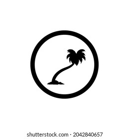 Abstract tree logo icon vector design. Landscape, garden, plant, nature and ecology logo vector design. Ecology Happy life Logotype concept icon. Vector illustration, Graphic Design editable Des