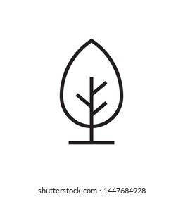 Abstract tree logo template vector lawn icon design