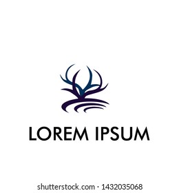 Abstract Tree Logo Vector, symbol of nature and environment for ecological forest and park company