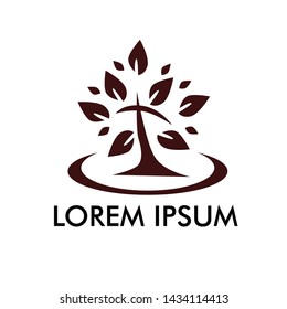 Abstract Tree Logo Vector, symbol of nature and environment for ecological forest and park company