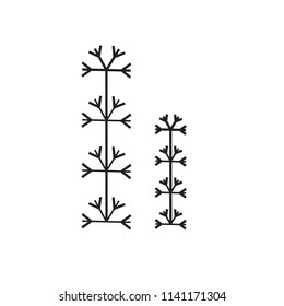 Abstract tree.  Nature icon