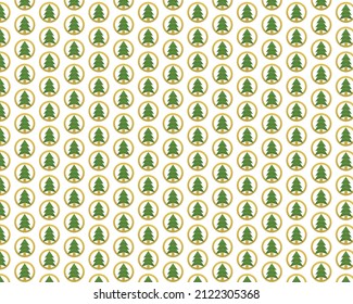 Abstract tree pattern design and illustration art