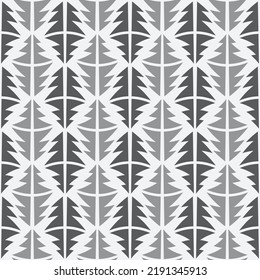 abstract tree silhouette seamless pattern