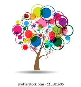 Abstract Tree Sticker Wall Decal