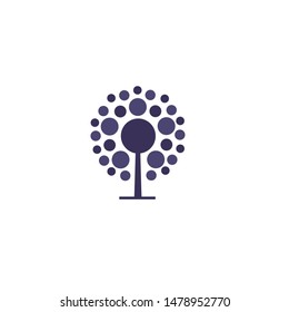 Abstract tree symbol for logo design.