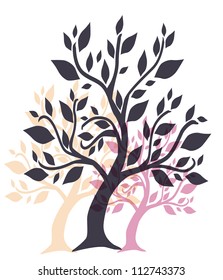 abstract tree, symbol of nature