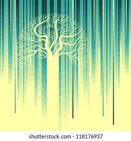 abstract tree, symbol of nature
