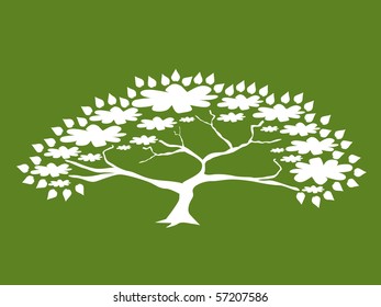 abstract tree, symbol of nature