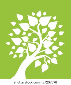 abstract tree, symbol of nature