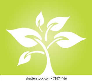 abstract tree, symbol of nature