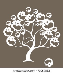 abstract tree, symbol of nature