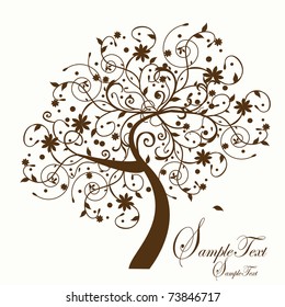 abstract tree, symbol of nature
