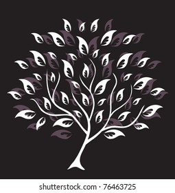 abstract tree, symbol of nature