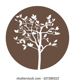 Abstract tree. Vector Illustration.