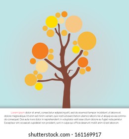 Abstract tree. Vector illustration