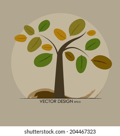 Abstract tree. Vector Illustration.
